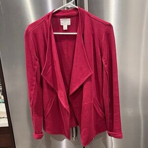 Caslon Rich Red Knit Fabric